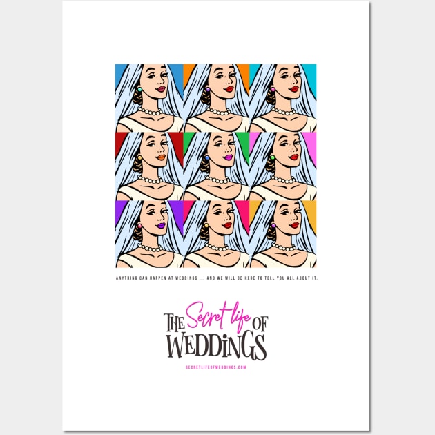 Diptych Pop Art Bride Wall Art by The Secret Life of Weddings